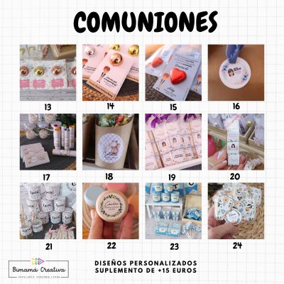 TEMATICAS COMUNIONES